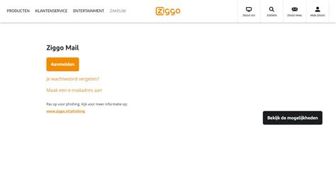 ziggoweb|Inloggen op Ziggo Mail 